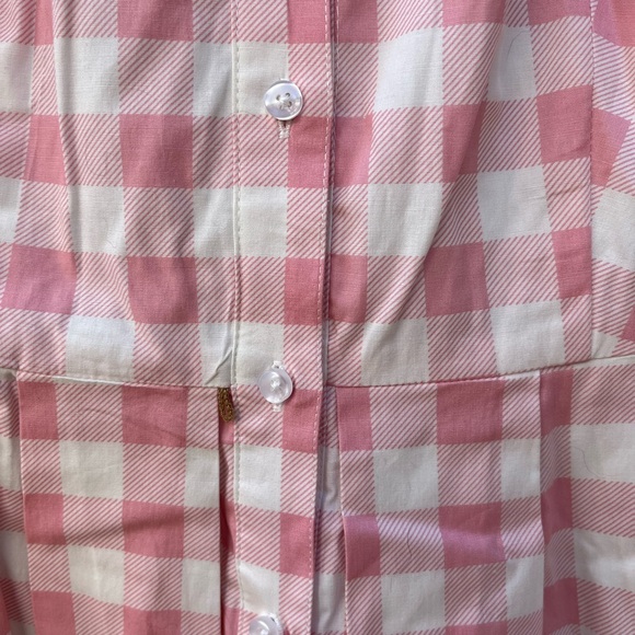 Vintage Style “Eliza J” 50’s Pink and White Gingham Fully Lined A-line Dress - Picture 8 of 12